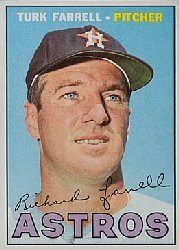 1967 Topps Baseball Cards      190     Turk Farrell